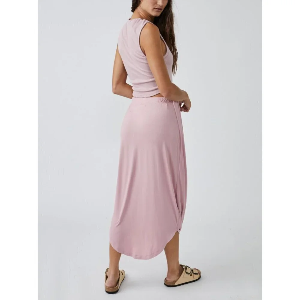 FREE PEOPLE Daphne Skirt rose